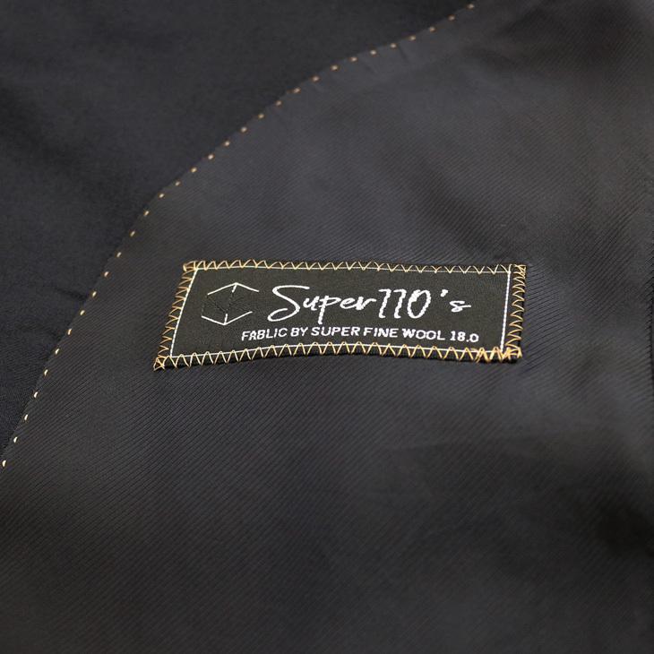 日本製 レギュラー型 スーツ メンズ 新品 秋冬 西川毛織 Super110s 濃紺ネイビー無地 ナチュラルストレッチ フルOP並 2つボタン ビジネス スーツ (AB体) |  | 15