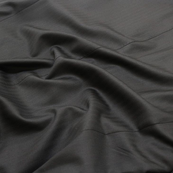 スーツ メンズ 新品 秋冬 Loro Piana ロロピアーナ Super150s 「オーダー生地」 黒ブラック 織柄 ストライプ 2つボタン ゆったり型 (AB/BB体) | Loro Piana | 16