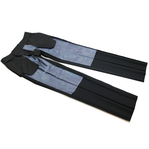 春夏 秋冬 新作 黒ブラック無地 ストレッチ 形態安定 スリム ノータックローライズ 2つボタン ビジネススーツ (Y/A/AB/BB体) フォーマル　冠婚葬祭 Solid black |  | 04