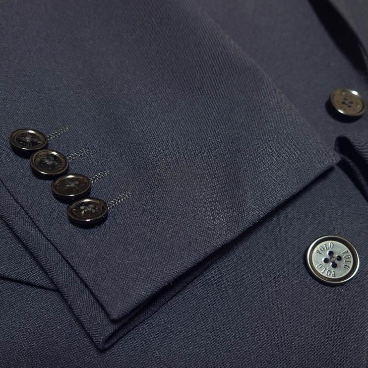 POLO刻印黒ボタン付け替え（フロント2つ、袖口8つ）工賃＋ボタン代金込み | 