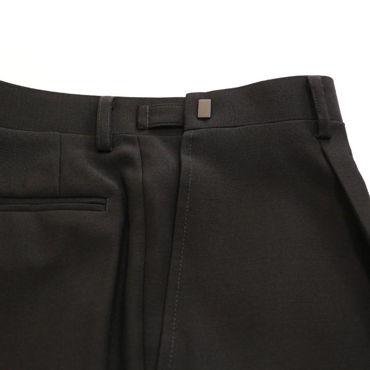 フォーマル 礼服 メンズ 新品 アランドロン 黒無地 タキシードクロス 日本製生地 シングル 2つボタン スーツ 出入6cmウエスト調整可 A/AB/BB/E体 ゆったり 型 | アラン・ドロン | 12