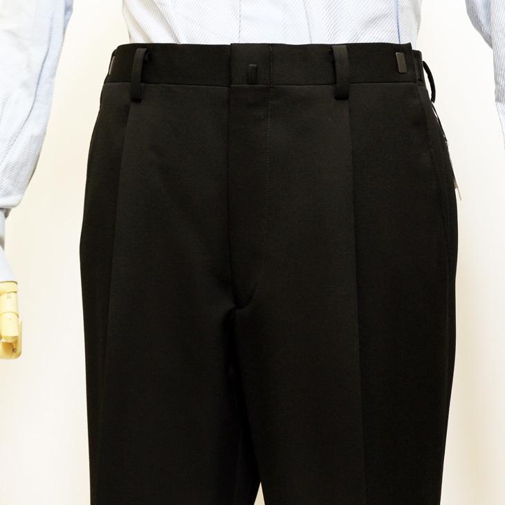 礼服 史上最高傑作 Super120's タキシードクロス NANOブラック黒無地