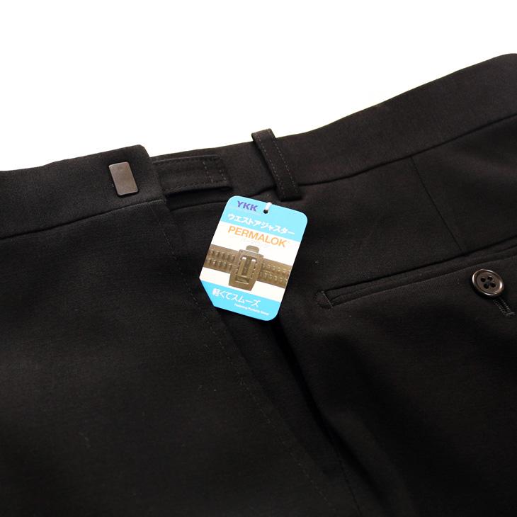 礼服 スーツ メンズ 新作 通年 西川毛織 オールシーズン 黒無地 国内染め 2WAYストレッチ ウエスト調整±6cm可能 2つボタン フォーマル やや細め型 (A/AB/BB体) |  | 14