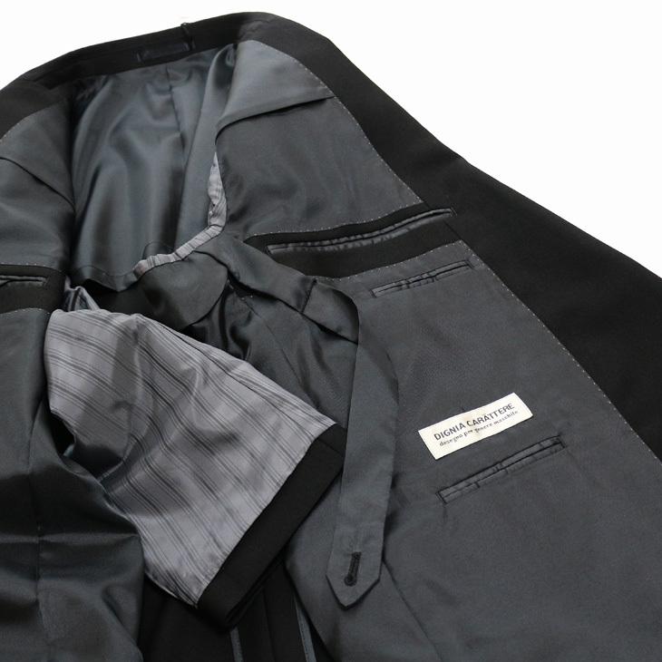 【訳アリ品】春夏 秋冬 ダブル 礼服 ナチュラルストレッチ 黒 ブラック無地 フル毛芯 フォーマル ウエスト調整±6cm可能 冠婚葬祭 |  | 04