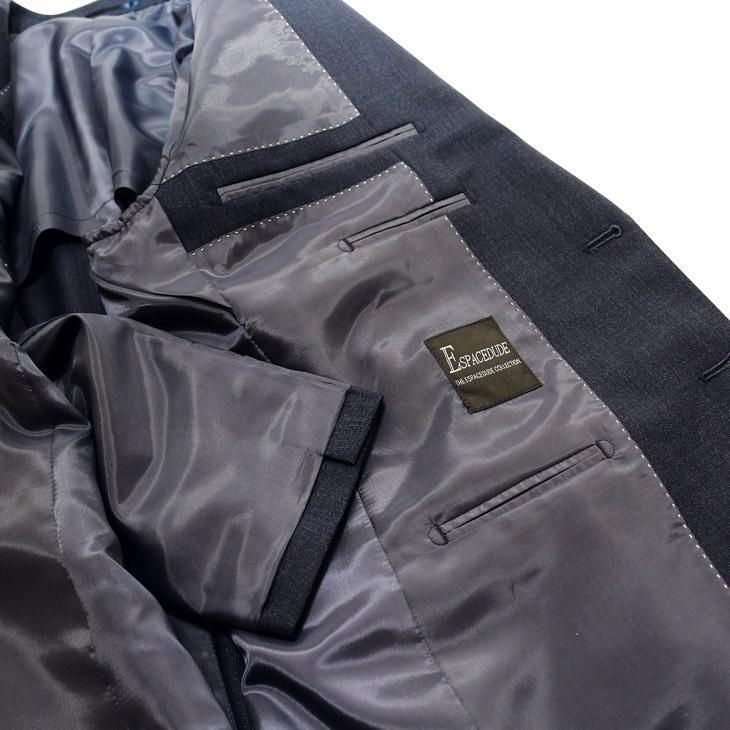 スーツ メンズ 新品 春夏 伊 CANONICO カノニコ 紺ネイビー杢 無地系 2つボタン ビジネス スーツ (AB/BB体) レギュラー型 |  | 10