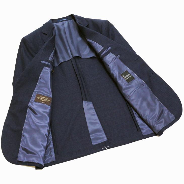 スーツ メンズ 新品 春夏 伊 CANONICO カノニコ 紺ネイビー杢 無地系 2つボタン ビジネス スーツ (AB/BB体) レギュラー型 |  | 08