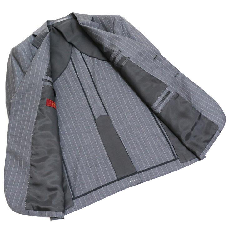 全3色 スーツ メンズ 新作 通年 春夏 秋冬 西川毛織 Super110s ナチュラルストレッチ 2つボタン ビジネス ゆったり型 (AB/BB体) |  | 07