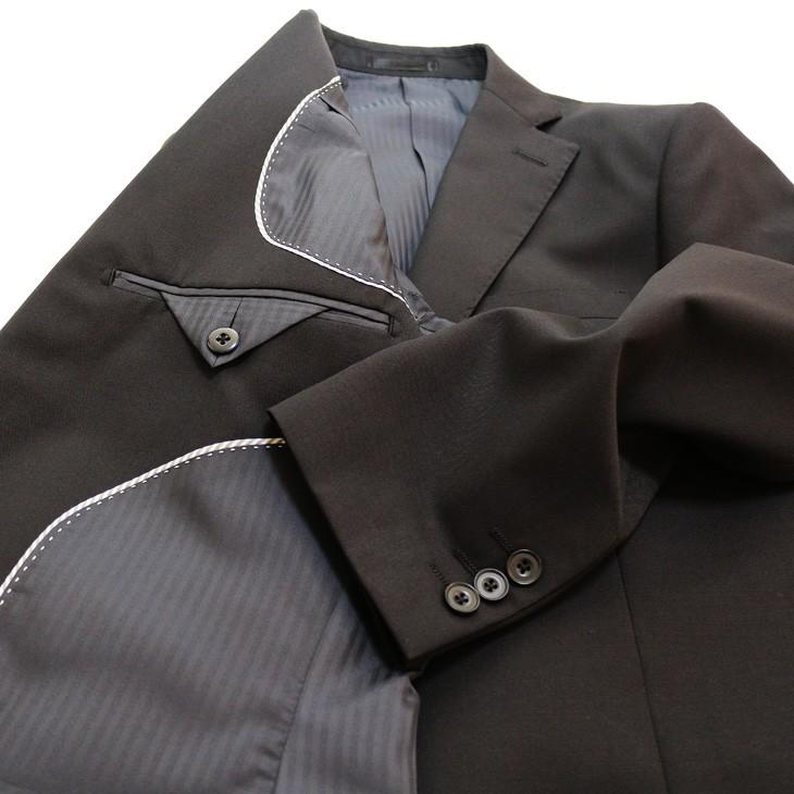 メンズ スーツ 春秋冬 ３シーズン対応 Super100s 濃紺ネイビー無地 2つボタン スリム系 ビジネススーツ (Y/A/AB体) OSK-002 就活 リクルート 対応 |  | 12