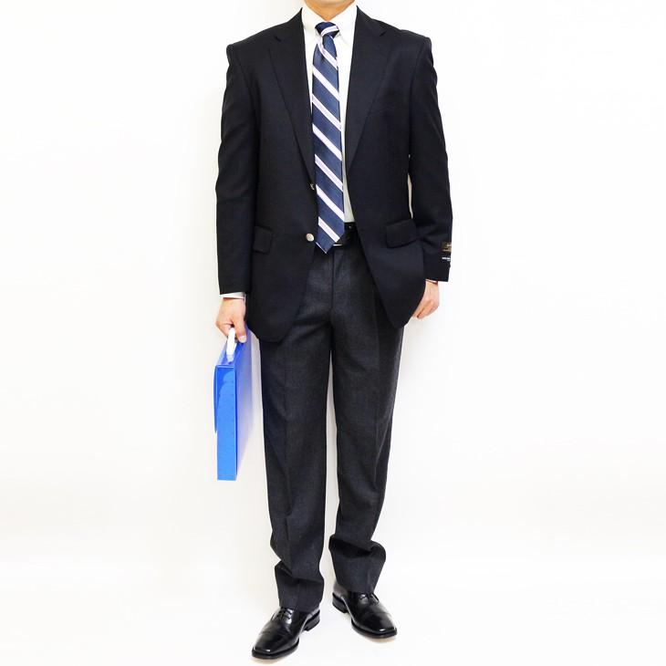 紺ブレザー コンブレ メンズ stanley blacker スタンリーブラッカー 2つボタン ジャケット 艶消し メタルボタン (A/AB/BB体) ゆったり型 NT01-2B |  | 01