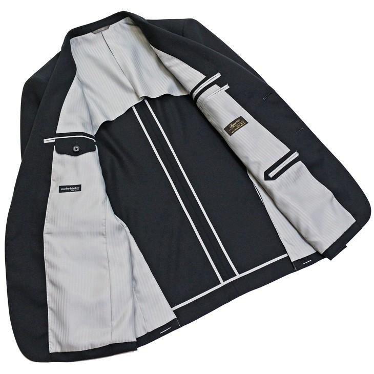 紺ブレザー コンブレ メンズ stanley blacker スタンリーブラッカー 2つボタン ジャケット 艶消し メタルボタン (A/AB/BB体) ゆったり型 NT01-2B |  | 08