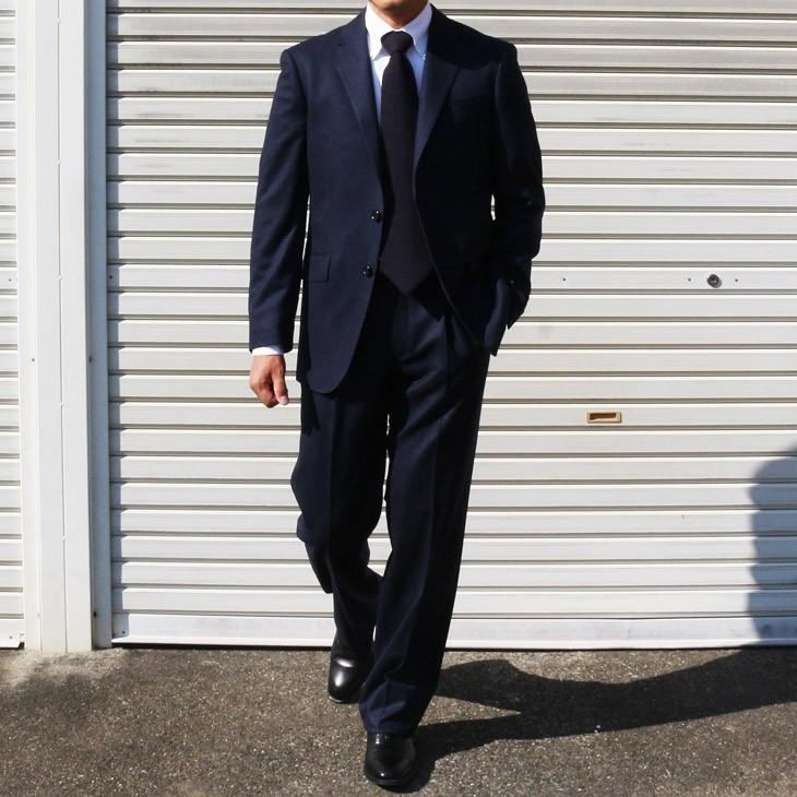 スーツ メンズ 2018-19 新作秋冬 伊 カノニコ Super120s カシミア混紡 フランネル ナチュラルストレッチ　2つボタン ビジネススーツ (A/AB/BB体) やや細め |  | 01