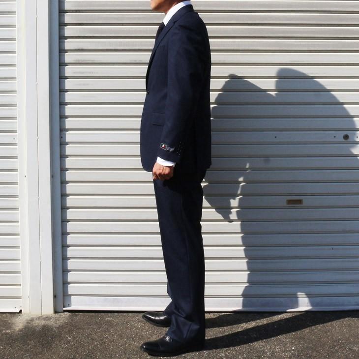 スーツ メンズ 2018-19 新作秋冬 伊 カノニコ Super120s カシミア混紡 フランネル ナチュラルストレッチ　2つボタン ビジネススーツ (A/AB/BB体) やや細め |  | 05