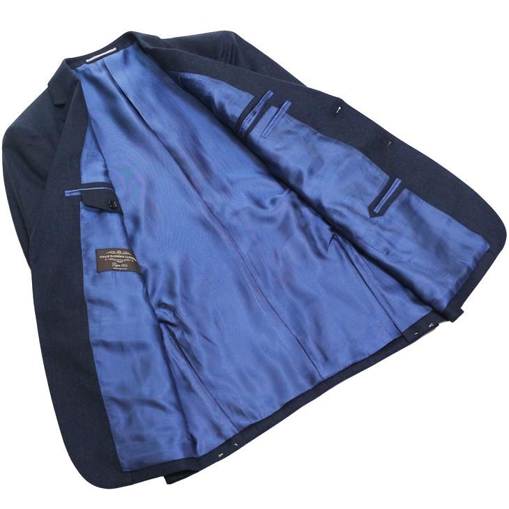 スーツ メンズ 2018-19 新作秋冬 伊 カノニコ Super120s カシミア混紡 フランネル ナチュラルストレッチ　2つボタン ビジネススーツ (A/AB/BB体) やや細め |  | 09