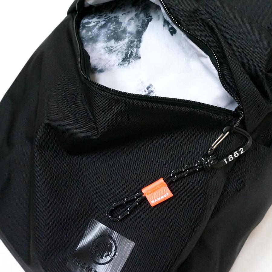 マムート エクセロン Xeron 20L バックパック リュック 鞄 撥水加工 アウトドア ミニカラビナ付き MAMMUT ブラック 黒 | MAMMUT | 06