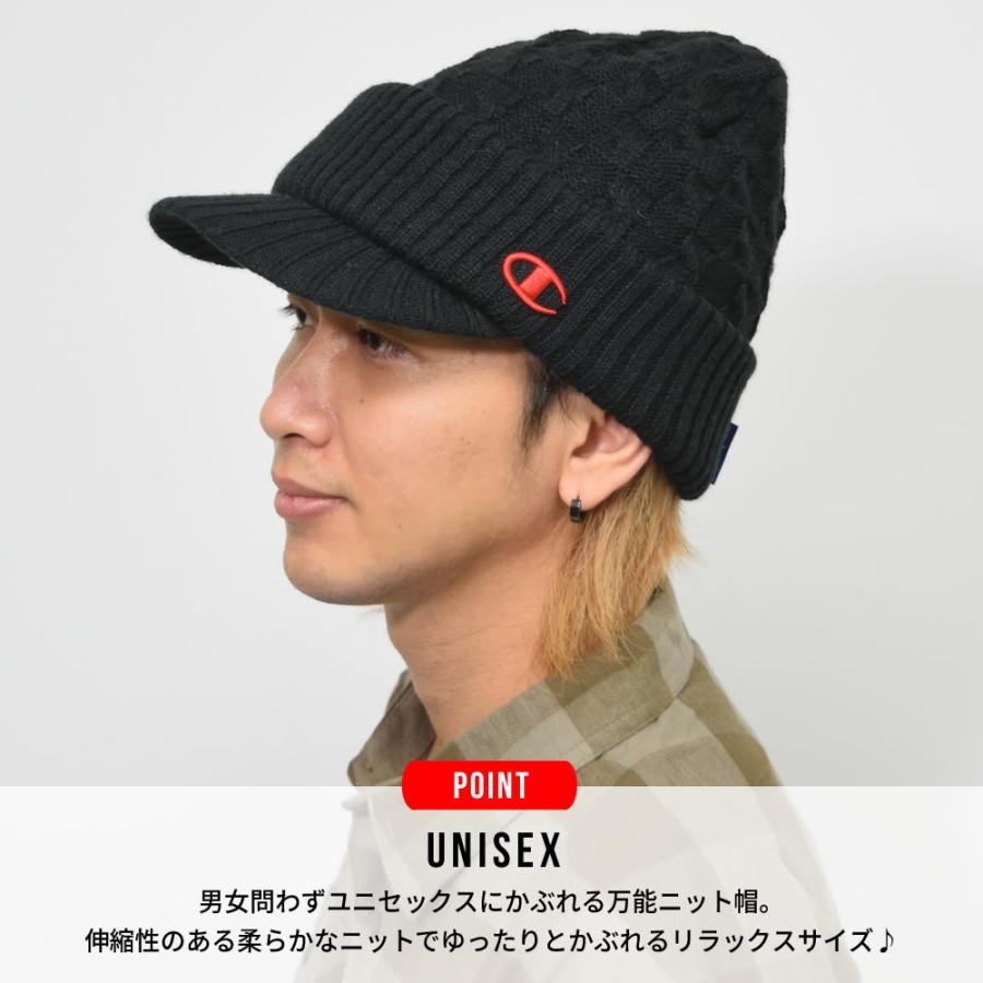 チャンピオン Champion つば付きニット帽 ニットキャップ メンズ レディース ブランド ケーブル編みニット キャスケット 491 0041 秋冬 新作 21v30 Deep B系 ストリートファッション 通販 Yahoo ショッピング