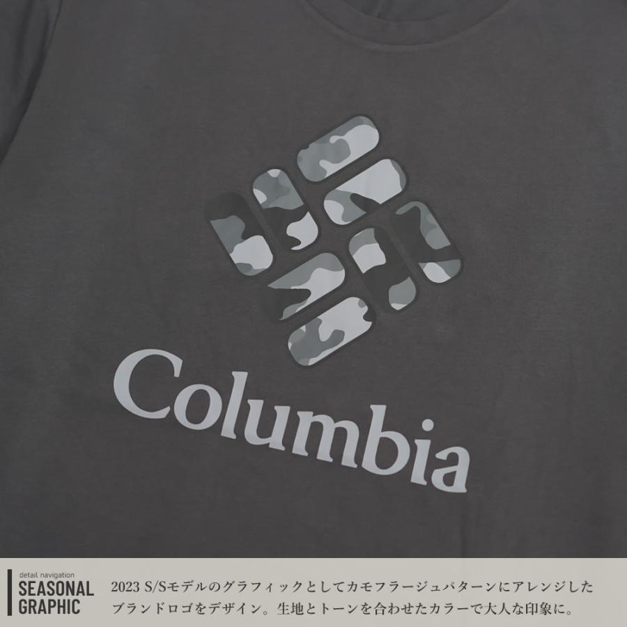 Columbia コロンビア Tシャツ 半袖 メンズ ラピッドリッジグラフィックTシャツ M RAPID RIDGE GRAPHIC TEE AM0403 | Columbia | 18