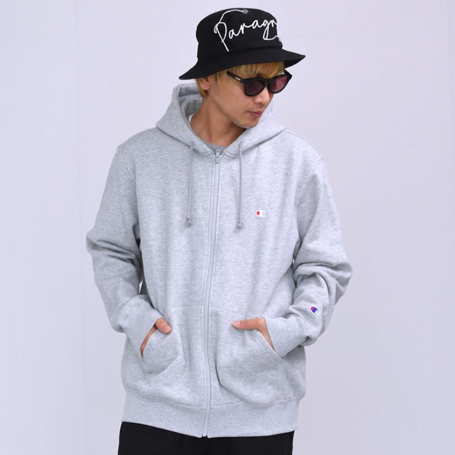チャンピオン スウェット ジップアップ パーカー 裏起毛 メンズ レディース ブランド Champion ジップフーデッドスウェットシャツ 23FW 秋冬 ベーシック C3-Y140 | Champion | 08