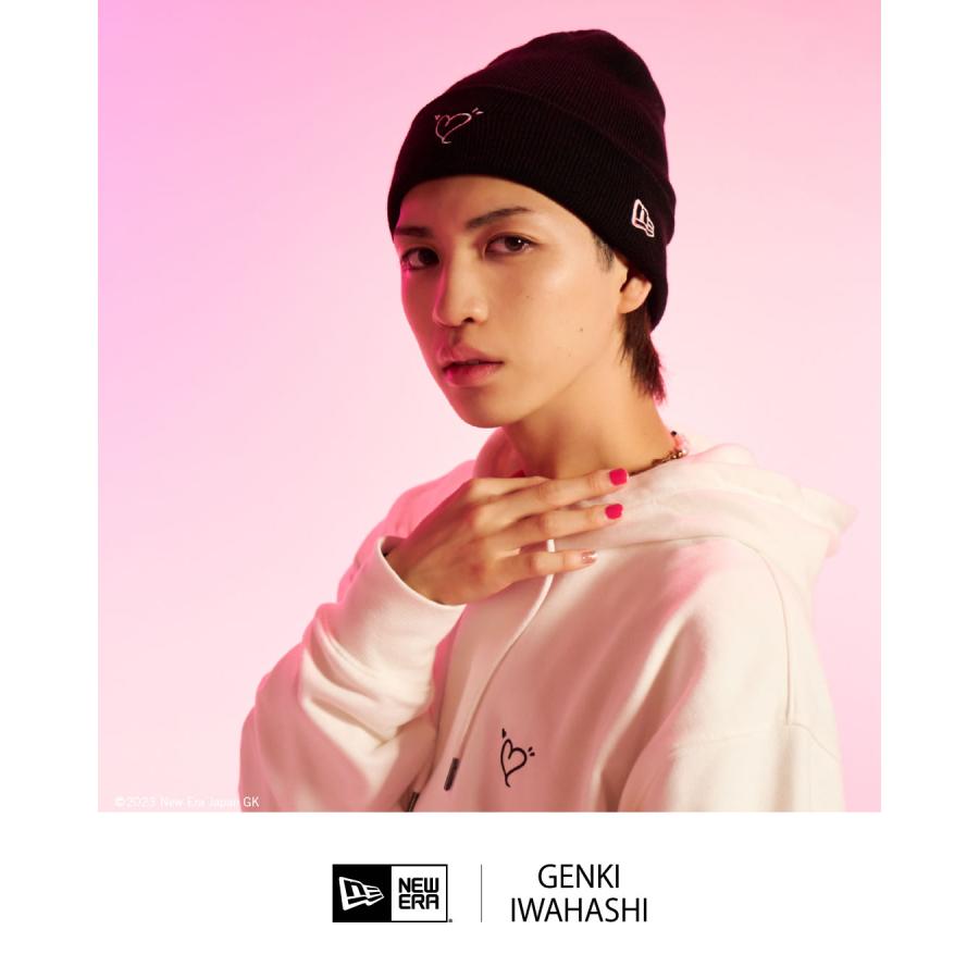 ニューエラ ニット帽 ニットキャップ メンズ レディース NEW ERA BASIC CUFF KNIT ベーシック カフニット 岩橋玄樹 コラボ ブラック | NEW ERA | 04