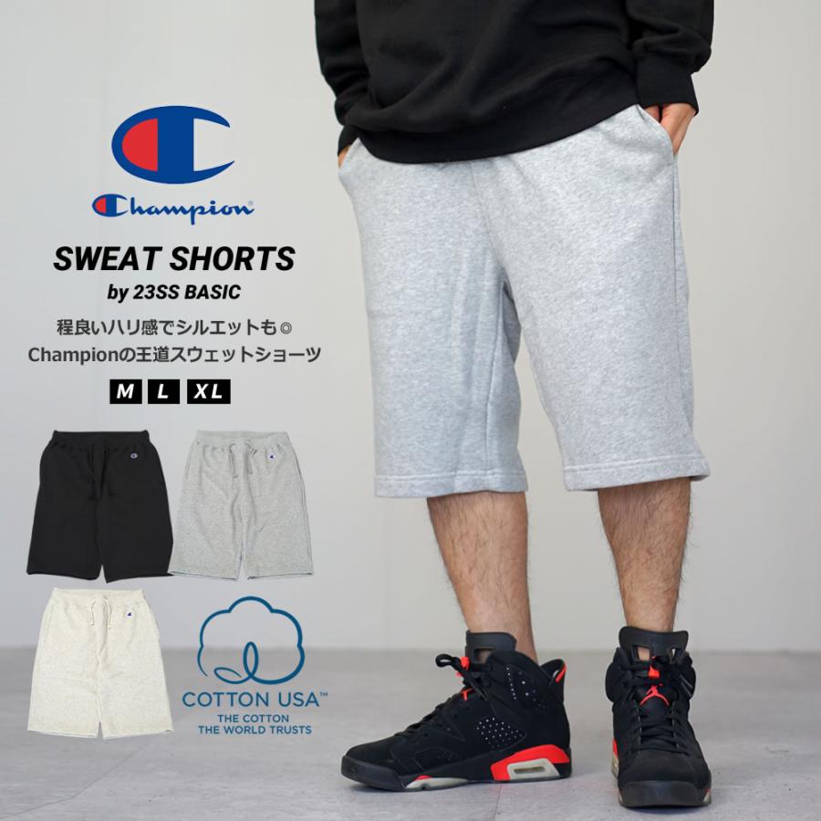 Champion チャンピオン ハーフパンツ メンズ 裏毛 スウェット ショートパンツ  綿 C3-X512 | Champion
