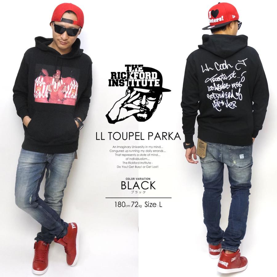 リックフォードインスティテュート The Rickford Institute パーカー メンズ 裏起毛スウェット プルオーバー B系 HIPHOP ヒップホップ ブランド LL Cool J |  | 01