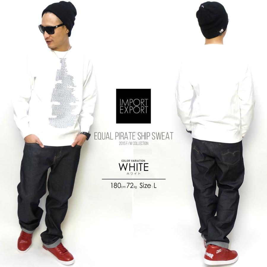 インポートエクスポート IMPORT EXPORT トレーナー メンズ スウェット EQUAL PIRATE SHIP SWEAT｜deep｜02