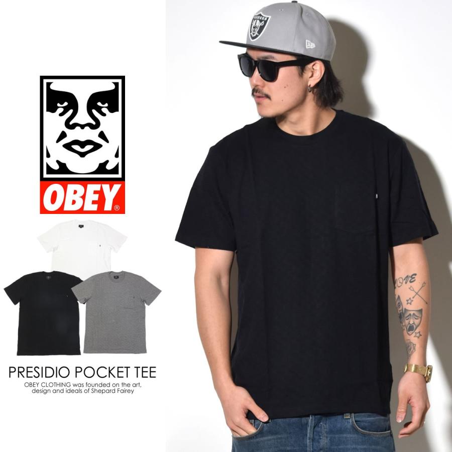 オベイ OBEY ポケットTシャツ メンズ PRESIDIO POCKET TEE | OBEY | 02