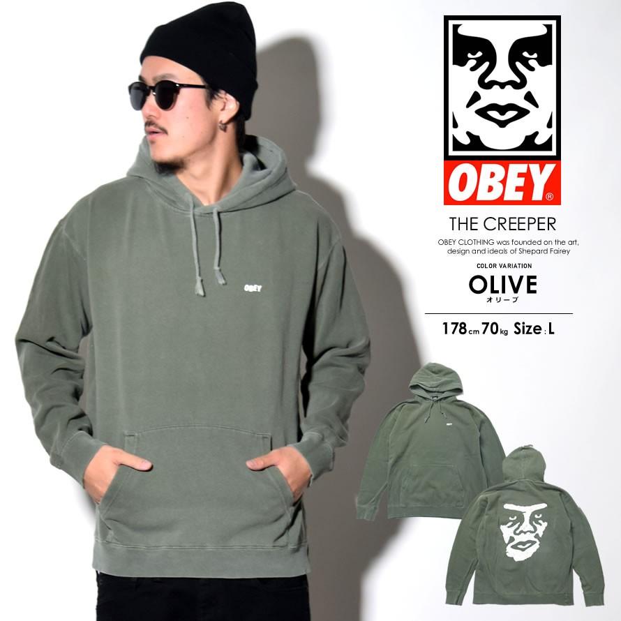 オベイ OBEY スウェットプルオーバーパーカー メンズ THE CREEPER | OBEY | 01