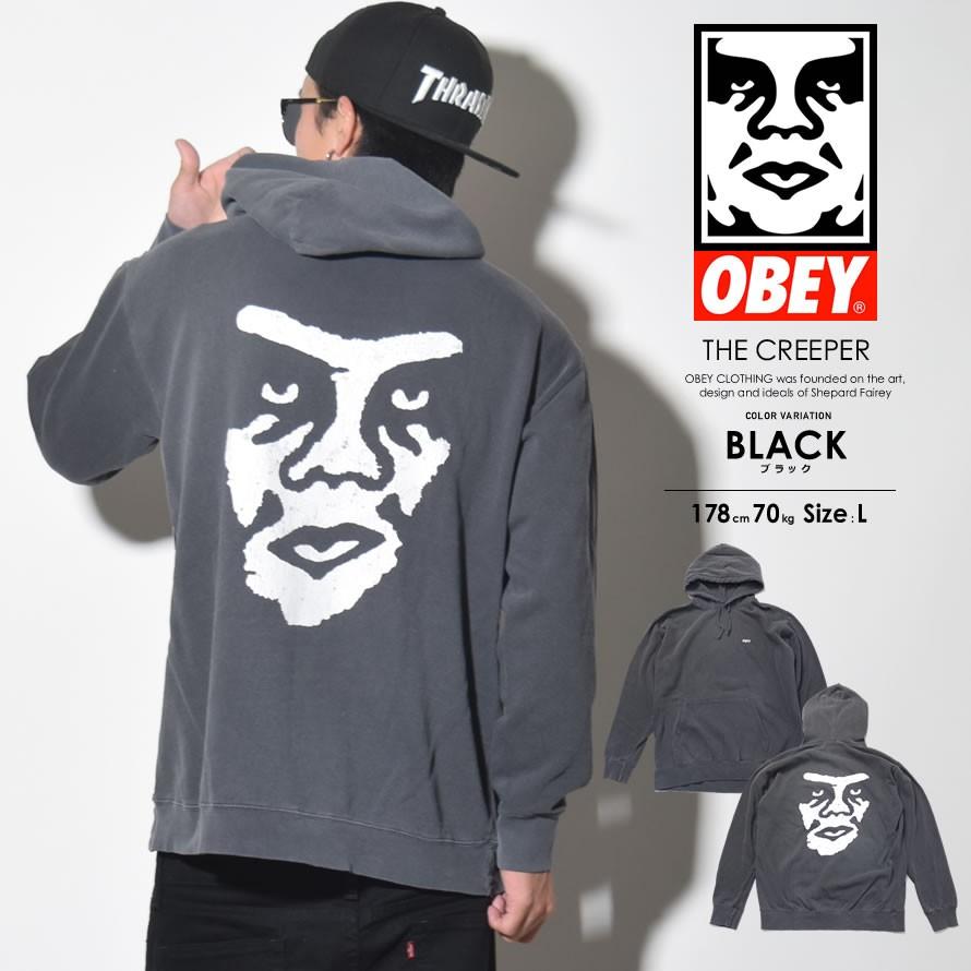 OBEY オベイ スウェットプルオーバーパーカー メンズ THE