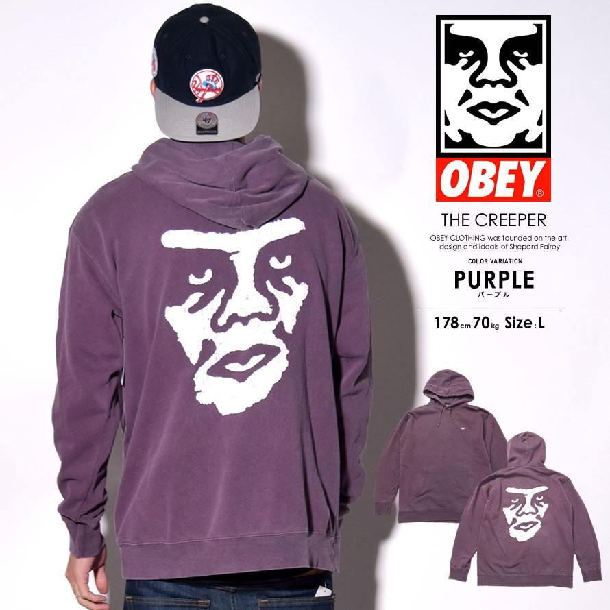 OBEY オベイ スウェットプルオーバーパーカー メンズ THE