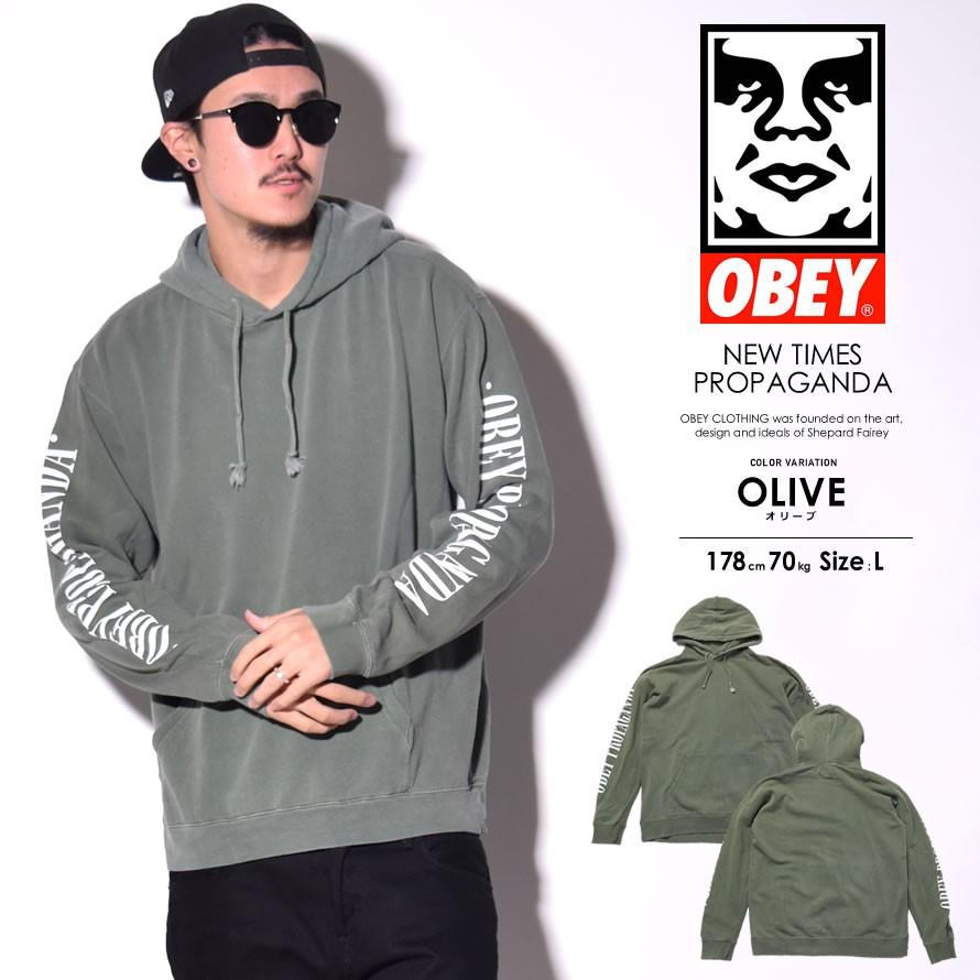 オベイ OBEY スウェットプルオーバーパーカー メンズ NEW TIMES PROPAGANDA | OBEY | 02