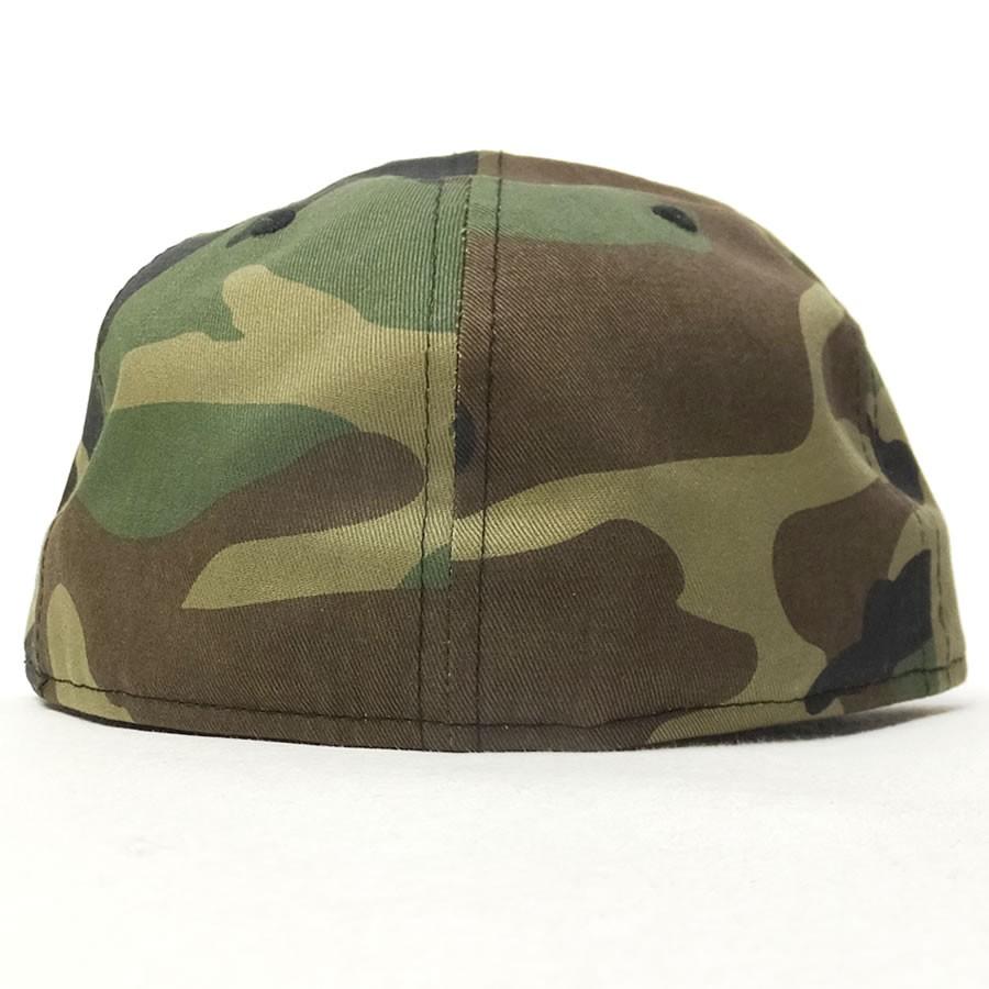 ニューエラ キャップ 帽子 メンズ レディース NEW ERA 59FIFTY 5950 ニューヨークシティ ウッドランドカモ×ホワイト | NEW ERA | 03