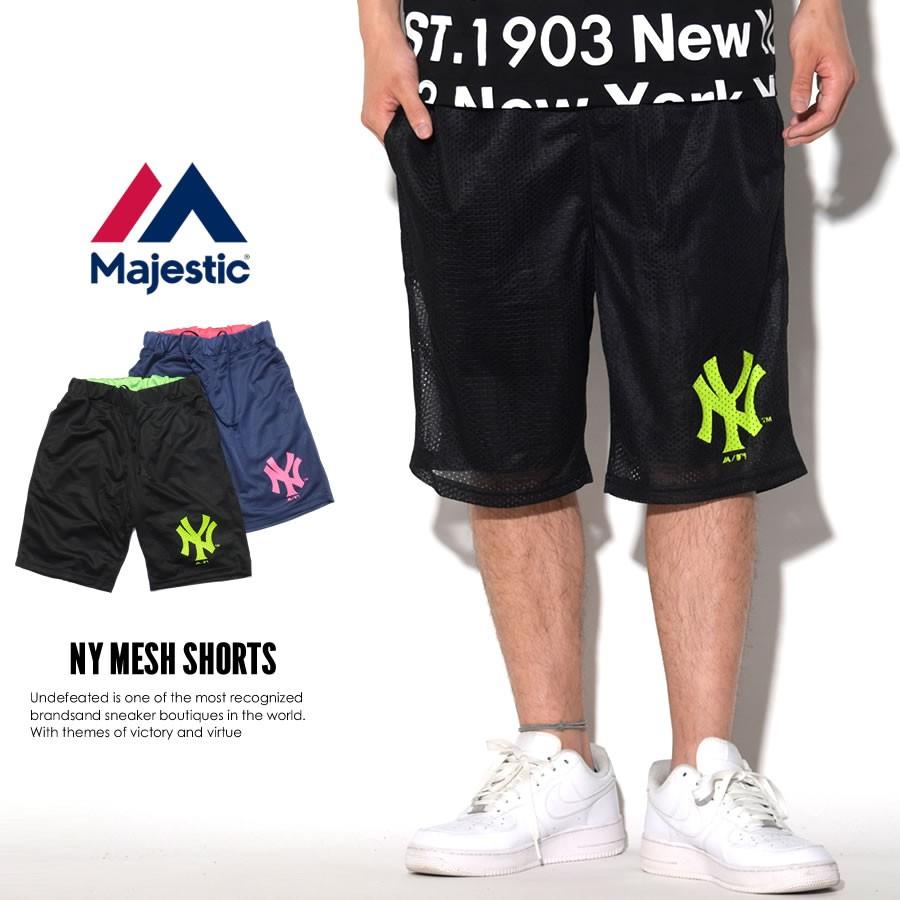 マジェスティック Majestic メッシュジャージ ハーフパンツ メンズ バスケットボールショーツ バスパン ニューヨーク ヤンキース ロゴ Mlb 野球 Ny Mesh Shorts 7v3014 Deep B系 ストリートファッション 通販 Yahoo ショッピング