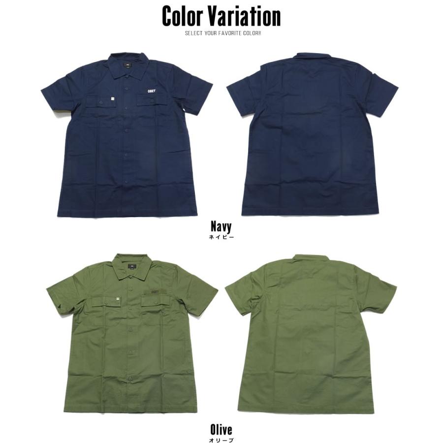 オベイ OBEY ミリタリーシャツ メンズ 半袖 カジュアルシャツ 夏 ブランド MISSION MILITARY WOVEN SS | OBEY | 02