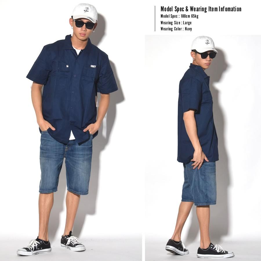 オベイ OBEY ミリタリーシャツ メンズ 半袖 カジュアルシャツ 夏 ブランド MISSION MILITARY WOVEN SS | OBEY | 03
