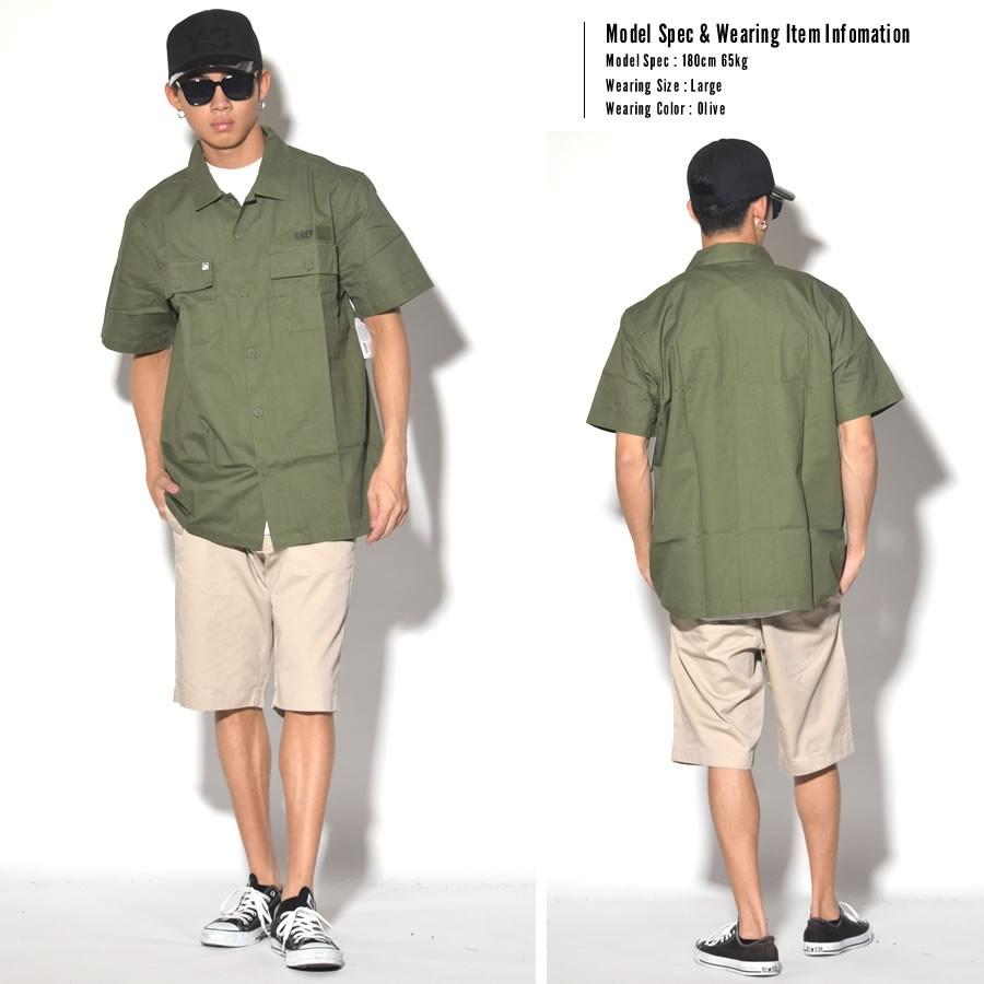 オベイ OBEY ミリタリーシャツ メンズ 半袖 カジュアルシャツ 夏 ブランド MISSION MILITARY WOVEN SS | OBEY | 04