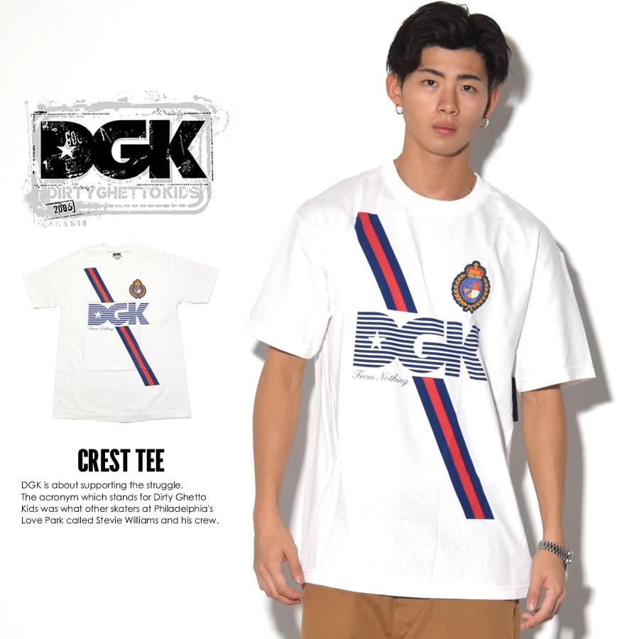 ディージーケー DGK Tシャツ メンズ CREST TEE ホワイト | DGK