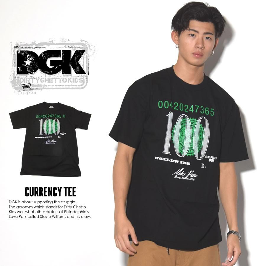 DGK ディージーケー Tシャツ メンズ CURRENCY TEE ブラック