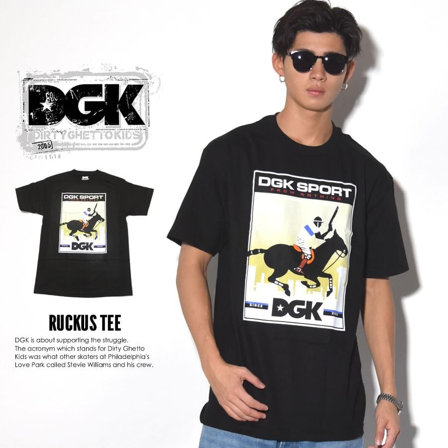 ディージーケー DGK Tシャツ メンズ RUCKUS TEE ブラック | DGK