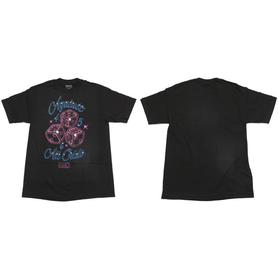 ディージーケー DGK Tシャツ メンズ プリント AGAINST ALL ODDS 黒 ブラック | DGK | 02