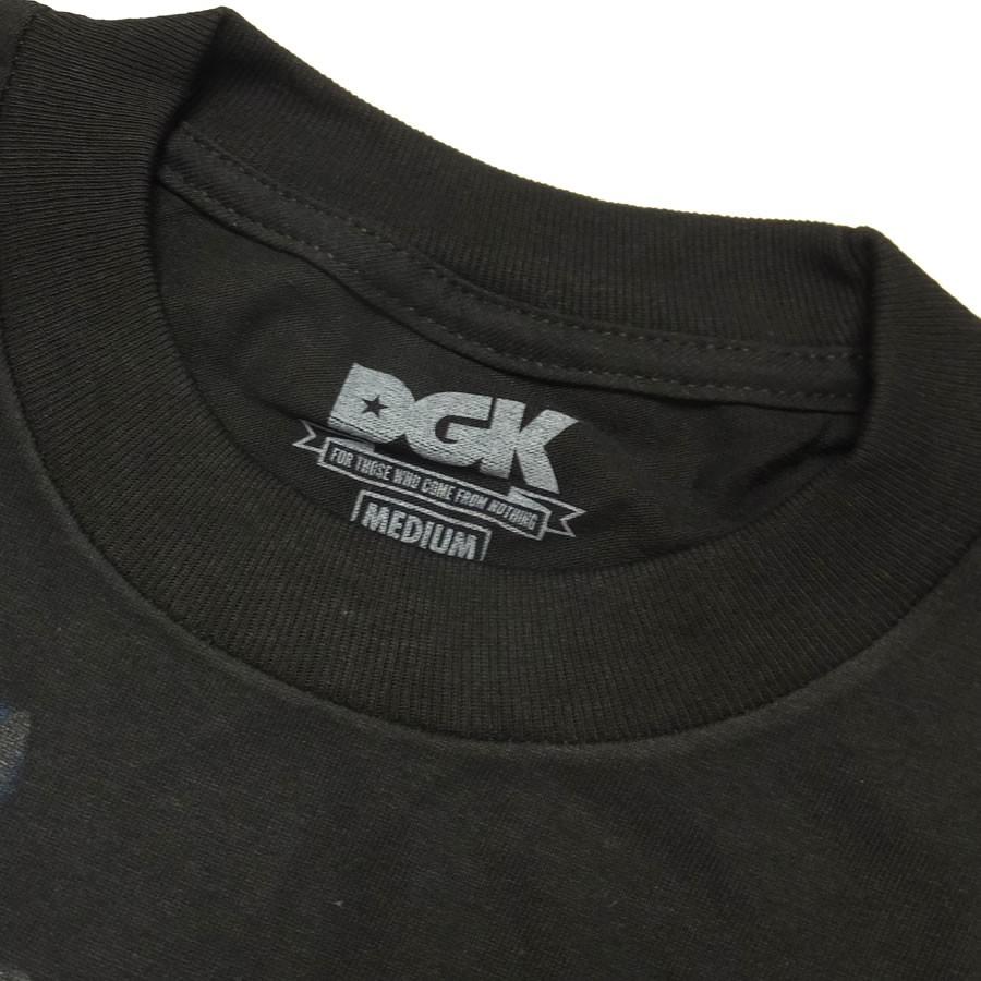 ディージーケー DGK Tシャツ メンズ プリント AGAINST ALL ODDS 黒 ブラック | DGK | 05