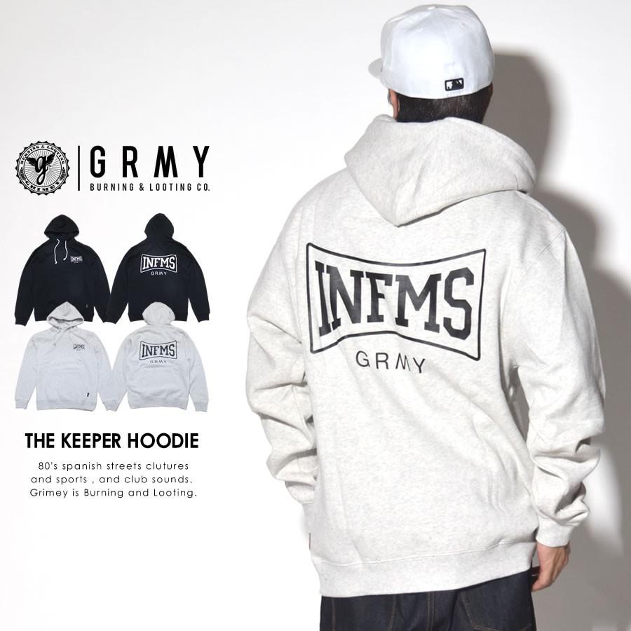グライミー GRIMEY プルオーバーパーカー メンズ 長袖 スウェット 裏起毛 GRMY THE KEEPER HOODIE | GRIMEY | 01