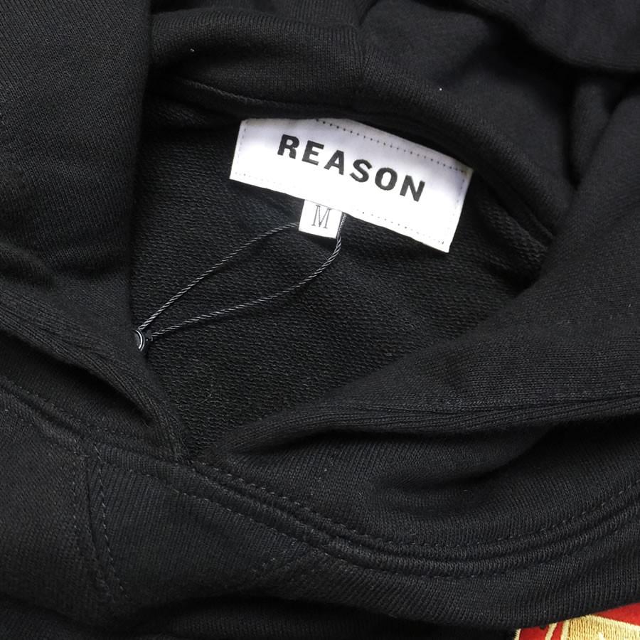 リーズン REASON スウェットプルオーバーパーカー メンズ ワッペン サイドライン MEDALIST HOODIE |  | 07