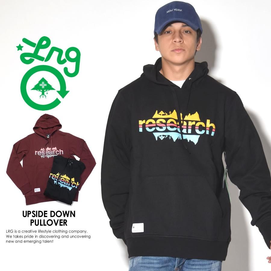 エルアールジー LRG プルオーバーパーカー メンズ 長袖 スウェット 裏起毛 UPSIDE DOWN PULLOVER | LRG