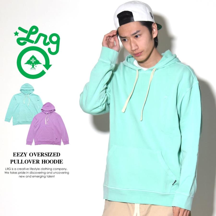 エルアールジー LRG プルオーバーパーカー メンズ 長袖 裏毛スウェット EEZY OVERSIZED PULLOVER HOODIE J183002 | LRG