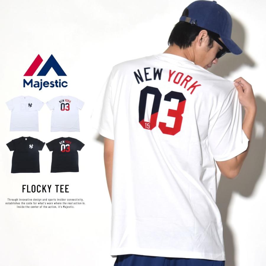 マジェスティック Majestic Tシャツ メンズ ニューヨーク ヤンキース ロゴ Mlb 野球 Flocky Tee カップル ペアルック お揃い おしゃれ 8v1326 Deep 通販 Yahoo ショッピング