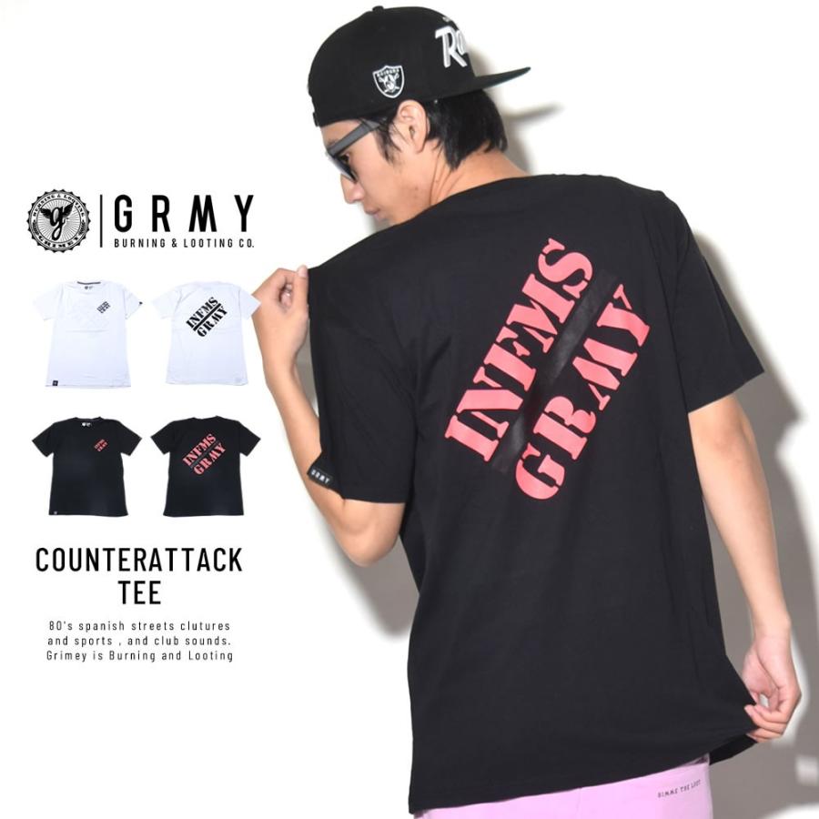 GRIMEY グライミー Tシャツ メンズ GRMY COUNTERATTACK TEE