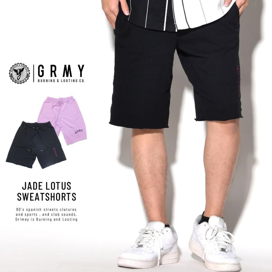 グライミー ハーフパンツ 裏毛 スウェット ショートパンツ メンズ GRIMEY JADE LOTUS SWEATSHORTS GSS123 | GRIMEY | 05