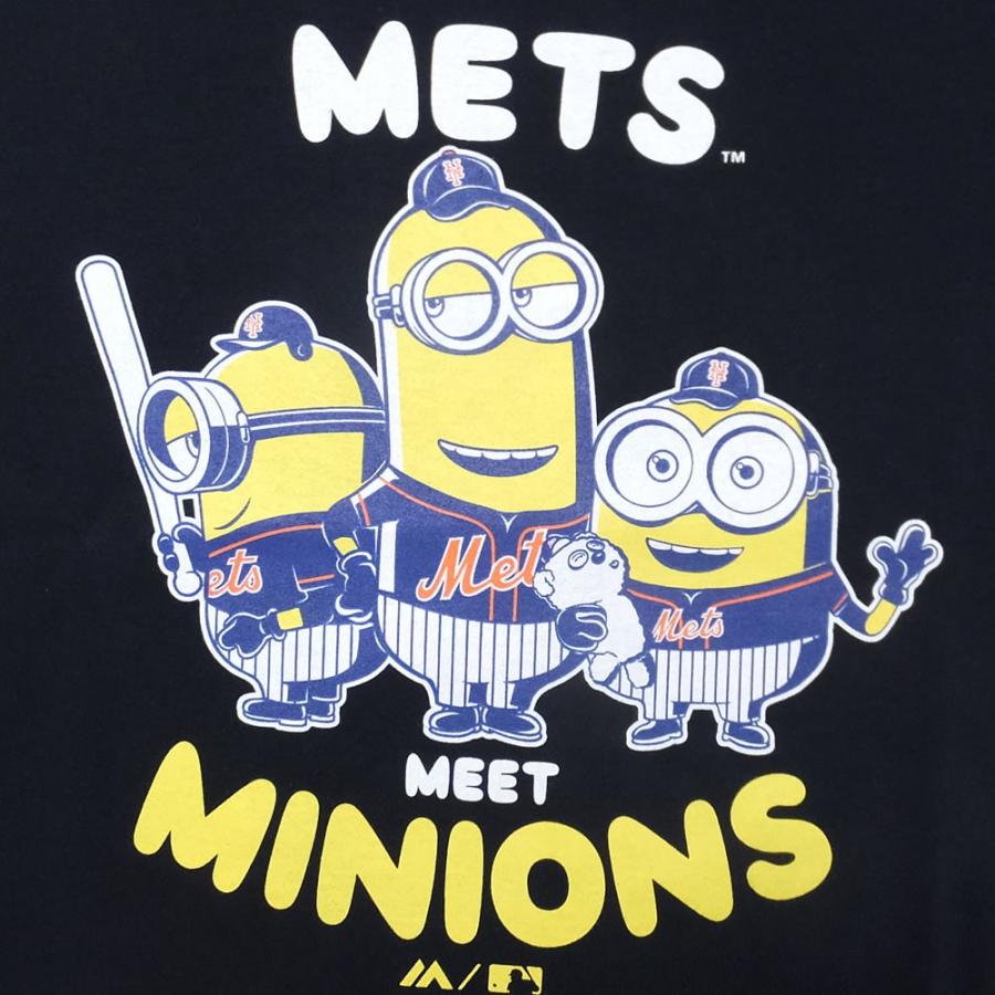 マジェスティック ミニオンズ Majestic Minons コラボ Tシャツ メンズ ミニオン ニューヨーク メッツ Mlb 野球 カップル ペアルック お揃い おしゃれ 8v85 Deep B系 ストリートファッション 通販 Yahoo ショッピング