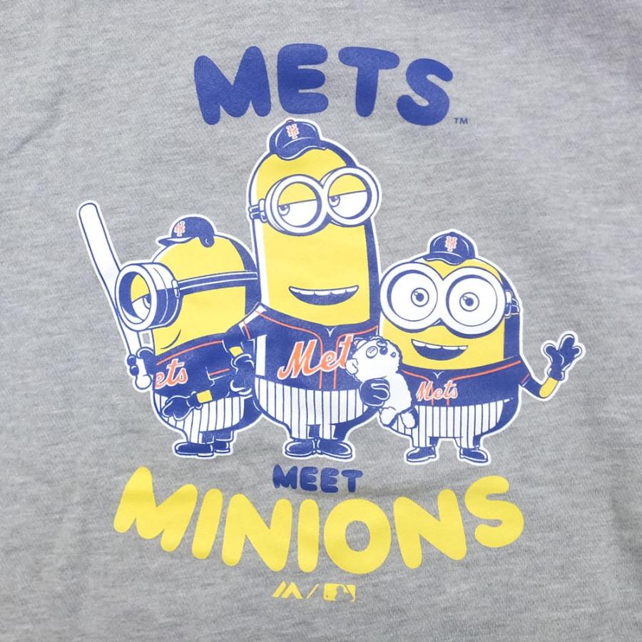 マジェスティック ミニオンズ Majestic Minons コラボ スウェットプルオーバーパーカー メンズ ミニオン ニューヨーク メッツ Mlb 野球 8v90 Deep B系 ストリートファッション 通販 Yahoo ショッピング