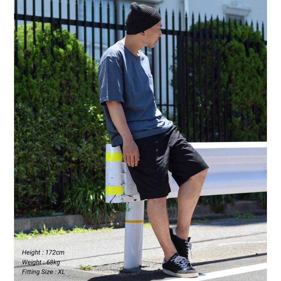 Champion チャンピオン ハーフパンツ メンズ コットンツイル ワイド イージー ショートパンツ 綿 C3-X520 | Champion | 08